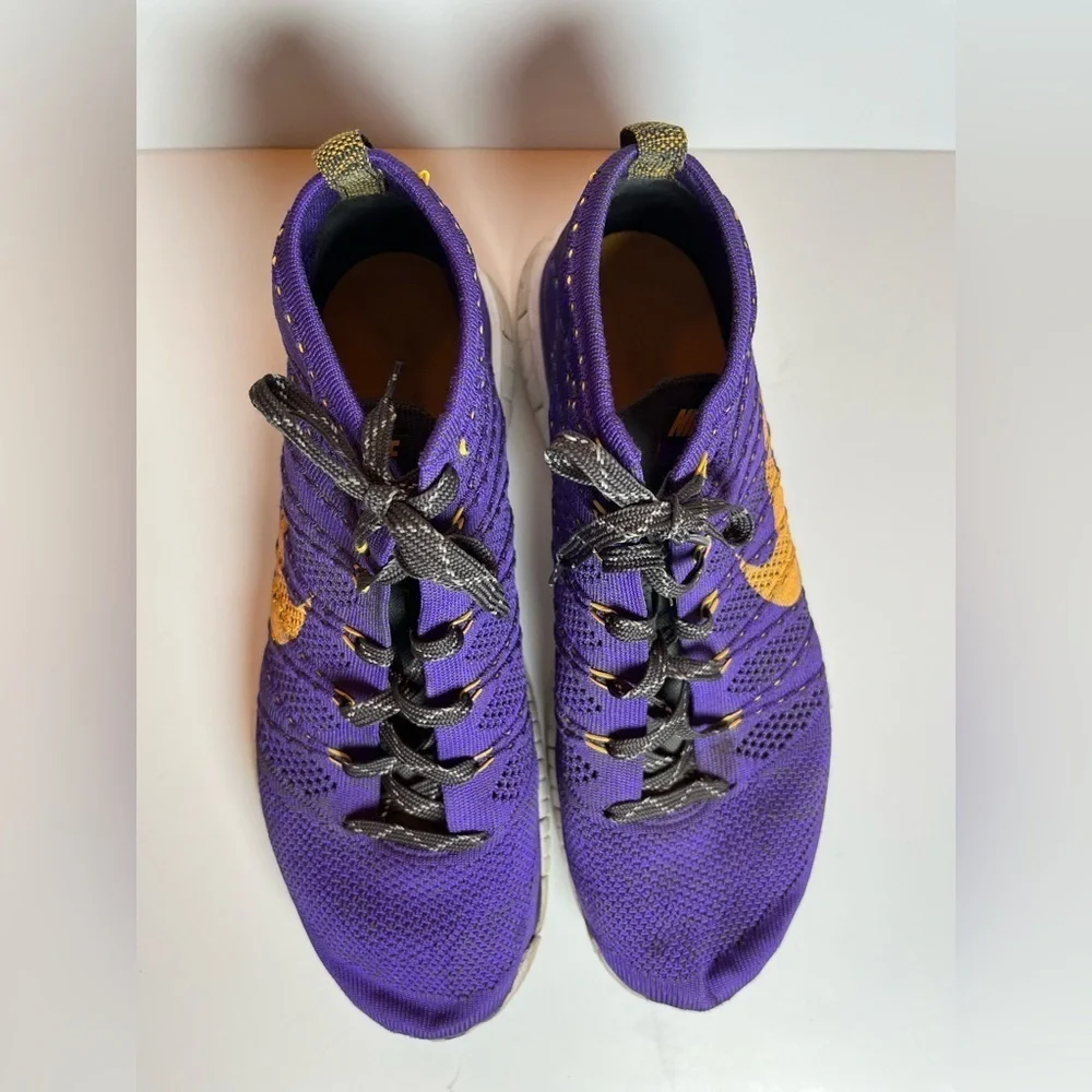 NIKE FREE FLYKNIT CHUKKA HYPER GRAPE 639700-500 MENS SHOE SIZE US 10 EU 44